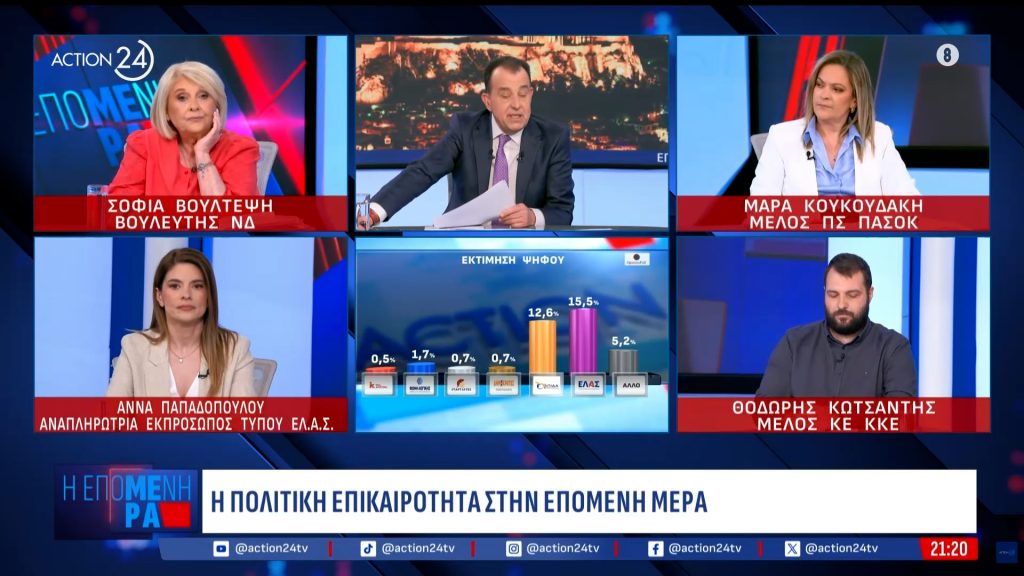 Η Μάρα Κουκουδάκη στην εκπομπή Η Επόμενη Μέρα του Action 24 στις 01/06/2026