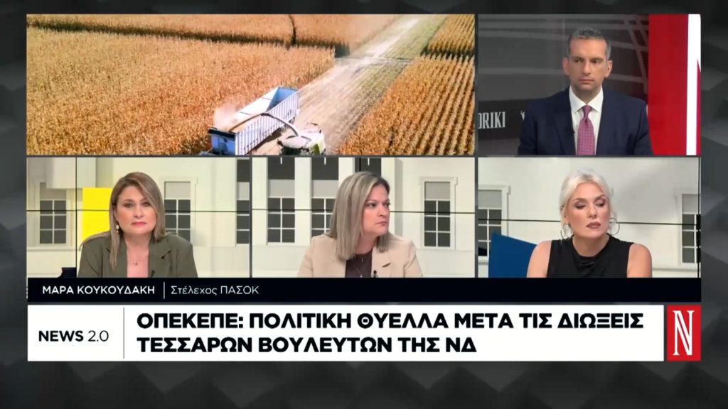 Η Μάρα Κουκουδάκη στη Naftemporiki για το σκάνδαλο του ΟΠΕΚΕΠΕ, την ακρίβεια και την πολιτική επικαιρότητα.